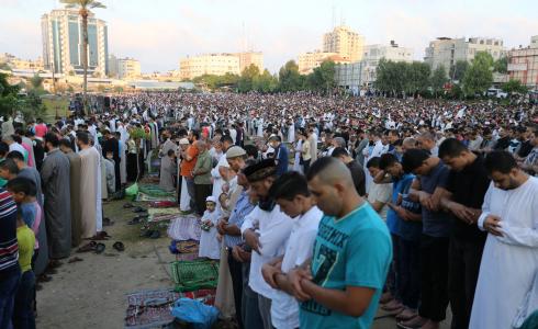 صلاة عيد الأضحى في غزة