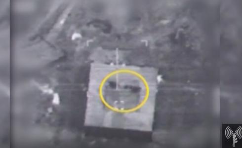 صورة لإستهداف الطيران الاسرائيلي لمفعل نووي سوري