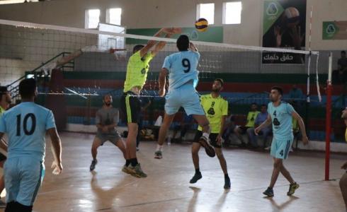 غزة: الزوايدة ونماء يحصدان فوزهما الأول للكرة الطائرة