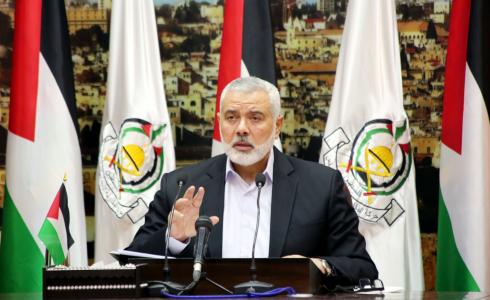 إسماعيل هنية رئيس المكتب السياسي لحركة "حماس"