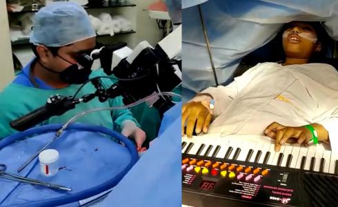 شاهد: فتاة تصدم الأطباء بالعزف على البيانو خلال إجراءاها عملية في الدماغ