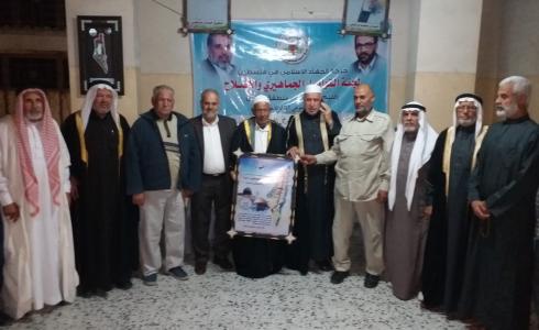 وفد من "تواصل الجهاد" يزور عائلة مرتجى بغزة