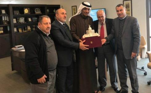 وفد وزارة الأوقاف والشؤون الدينية، مع القنصل العام للمملكة العربية السعودية في الأردن صالح البديوي