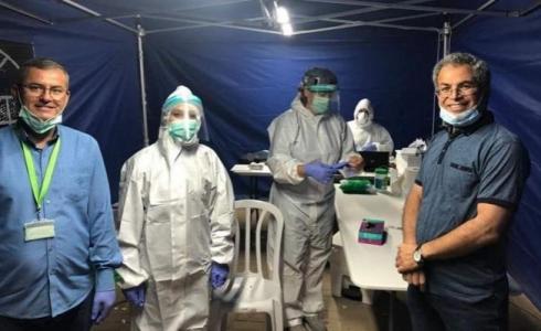 محطة فحص كورونا في حورة