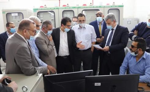 توقيع اتفاقية تشغيل محطة صرة الكهربائية غرب نابلس