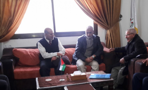 النائب الأشقر يلتقي رئيس بلدية بيت لاهيا ويناقش معه قضايا هامة