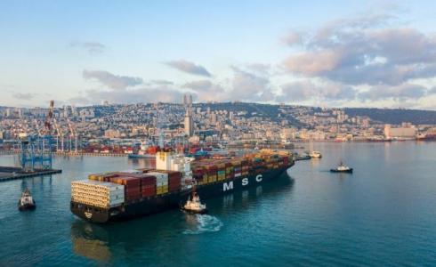 وصول سفينة إماراتية إلى ميناء حيفا