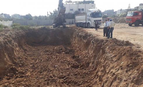 بلدية غزة تنجز مشروع تنظيف وتعزيل برك وشبكات مياه الأمطار