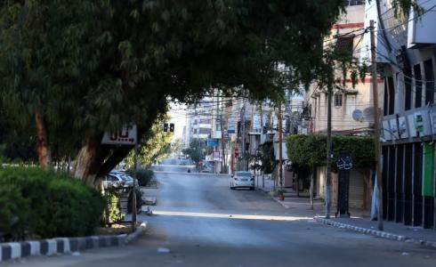 حظر التجوال في غزة الأسبوع الماضي