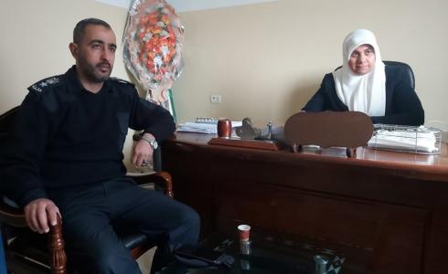 النائب هدى نعيم ومدير مركز شركة النصيرات