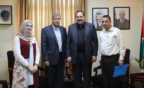 صبري صيدم يبحث مع معهد إدوارد سعيد تعزيز الموسيقى في المدارس