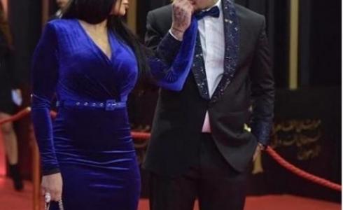  الفنان المصري أحمد الفيشاوي وزوجته ندى الكامل