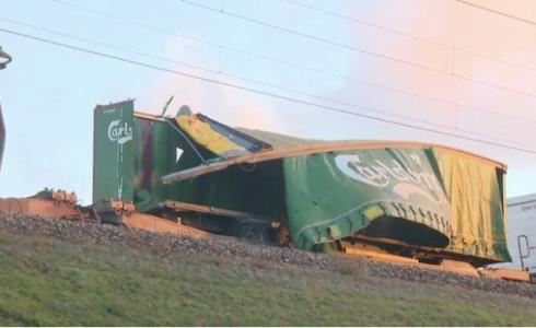 حادث تصادم قطار في الدنمارك