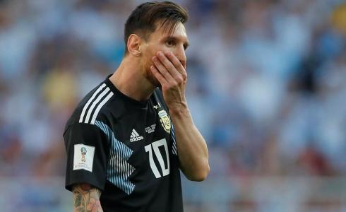النجم الأرجنتيني ليونيل ميسي صاحب أول ركلة جزاء مهدرة في مونديال روسيا 2018