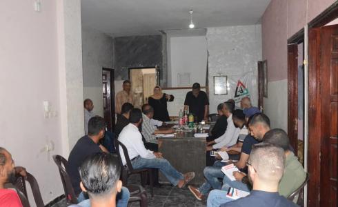 افتتاح دورة تخريج كادر حزبي لجبهة التحرير العربية