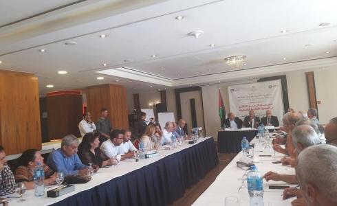 مشاركون في رام الله خلال ورشة عمل