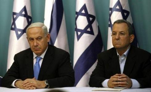 ايهود باراك وبنيامين نتنياهو