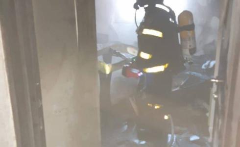 إصابة طفلين بحريق منزل في يطا