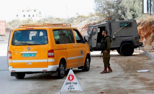 حاجز عسكري اسرائيلي"ارشيف"