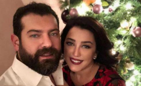 عمرو يوسف برفقة زوجته كندة علوش