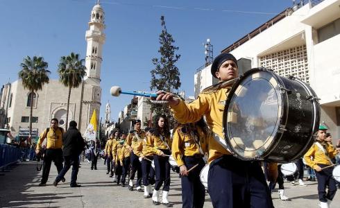 الاحتفالات في كنيسة المهد  - ارشيفية