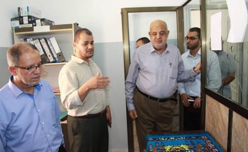 نواب محافظة خانيونس يتفقدون عمل مديرية الشؤون الاجتماعية