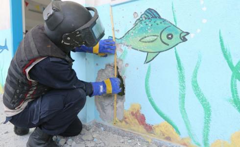 الداخلية بغزة توضح طبيعة الصاروخ الذي سقط على مدرسة للأونروا 