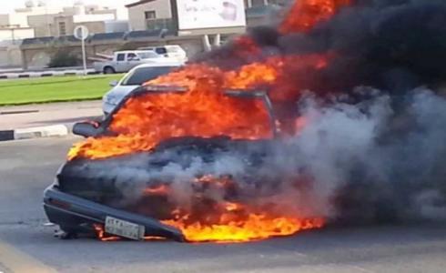 اندلاع حريق هائل في قرية دير الأسد