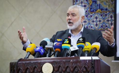 رئيس المكتب السياسي لحركة حماس إسماعيل هنية،