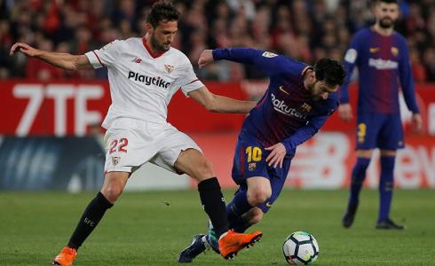  مباراة برشلونة واشبيلية في الدوري الاسباني