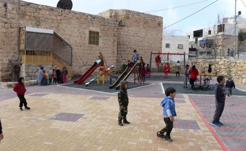 افتتاح حديقة أطفال جديدة شرق الحرم الإبراهيمي في الخليل