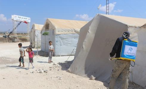 مخيم دير البلوط في الشمال السوري