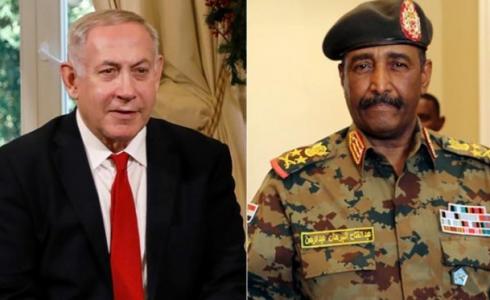 عبد الفتاح البرهان وبنيامين نتنياهو