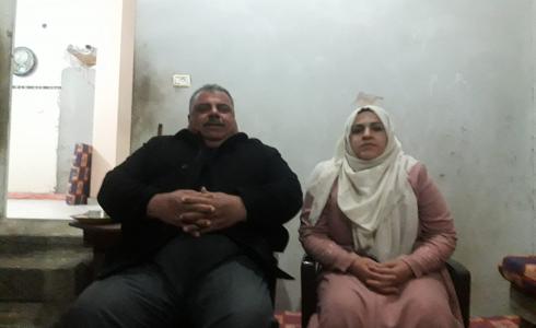 المحافظ صلاح أبو وردة يزور منزل هدى غالية شمال غزة