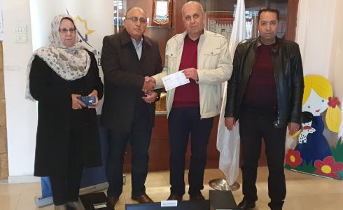 الإسلامي الفلسطيني يدعم مركز الرجاء لرعاية ذوي الاحتياجات الخاصة