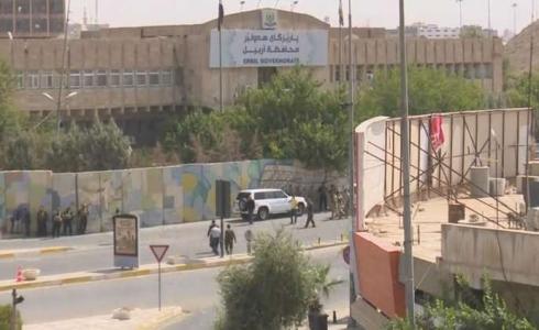 اقتحام مبنى محافظة أربيل في كردستان العراق 