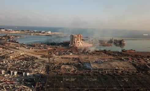 آثار انفجار بيروت الهائل