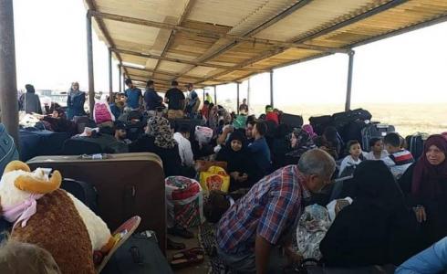  العالقين الفلسطينيين من قطاع غزة بمعبر رفح من جانب مصر
