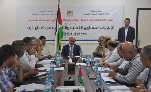 وزير الأشغال العامة والإسكان الدكتور مفيد الحساينة 