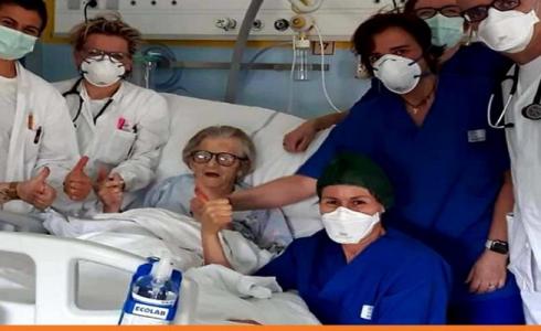 شفاء مصابة بفيروس كورونا -تعبيرية-