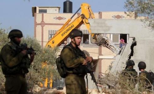 الاحتلال يهدم منزلا فلسطينيا - أرشيف