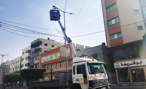 قسم الكهرباء والإنارة في بلدية جباليا النزلة