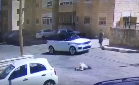 شاهد: حادث دهس مروع يصيب طفلتين في رام الله