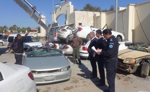 الشرطة تتلف 270 مركبة ودراجة غير قانونية في جنين