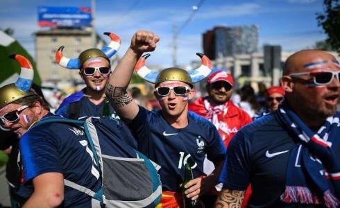الجمهور الفرنسي في مونديال روسيا كأس العالم 2018