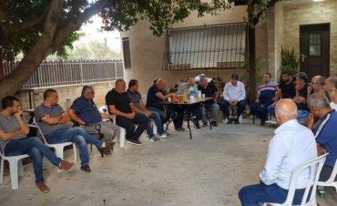 جانب من اجتماع اللجنة الشعبية في شفاعمرو