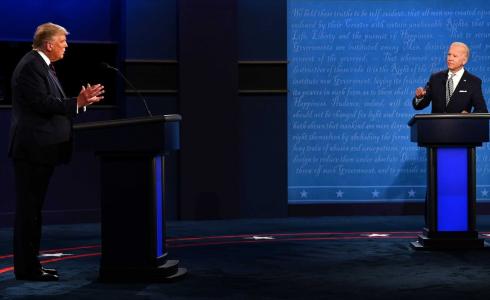 المناظرة السابقة بين بايدن و ترامب 