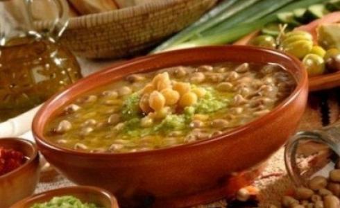 طبق من الفول