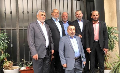 وفد حركة حماس في القاهرة -ارشيف-