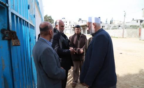 نواب خان يونس يتفقدون مشاريع تطويرية 